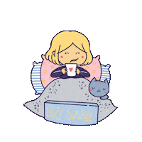 Sleepy Coffee Sticker