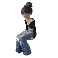 elistorycriativo girl sitting garota elistorycriativo menina bonita Sticker