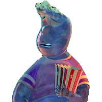 Snacking Movie Theater Sticker by Disney Pixar