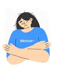 Over It Reaction Sticker by Bitrix24