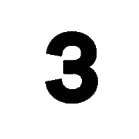 LOS40argentina three numbers numero negro Sticker