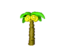 Bouncing Palm Tree Sticker by SeanBrendog