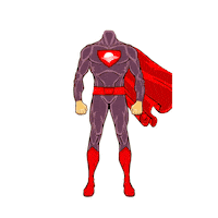 Superheroi Sticker by Agrobill