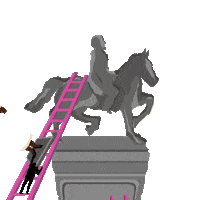 Black Lives Matter Change Sticker by INTO ACTION