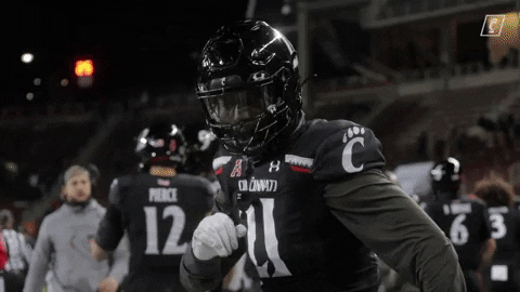 College Football Dance GIF by Cincinnati Bearcats