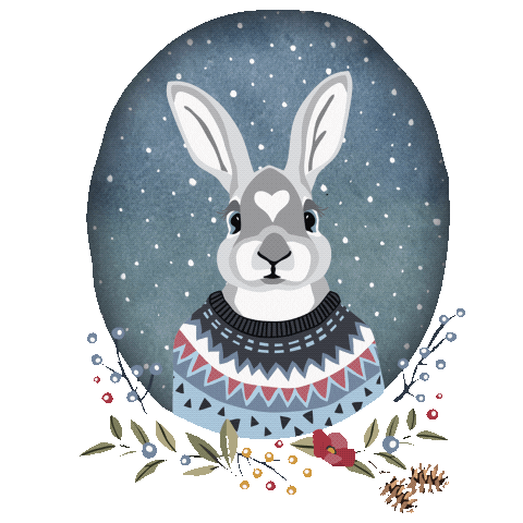 LilaLotta giphyupload giphythatsgonnabeanofrommedawg bunny forest Sticker