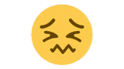 emojivid emoji emojivid smileys confoundedface Sticker