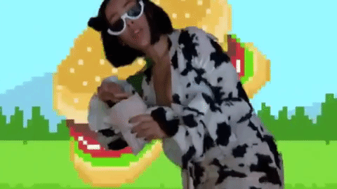 doja cat running GIF