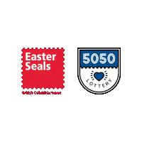 EasterSealsBCY 5050 easterseals eastersealsbcy eastersealsbc Sticker