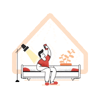 yunitesolutions network illustrations isolatie yunite Sticker