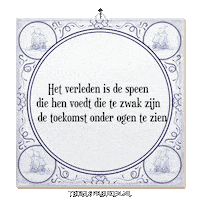 Spreuk Troost Sticker by Tegelspreuken.nl