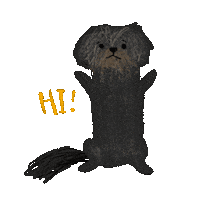 Abcg Hello Sticker by Andrea Caceres