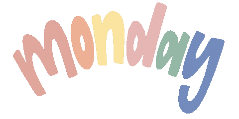 Flowers Monday Sticker