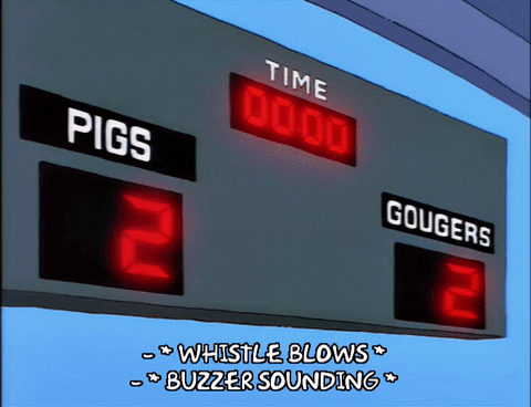 Season 6 Score Board GIF by The Simpsons