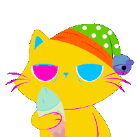 Good Night Cats Sticker