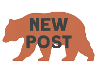 New Post Sticker by Bear Shadow