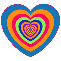 i love you hearts Sticker