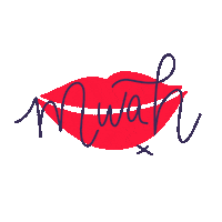 Thanks Kiss Sticker