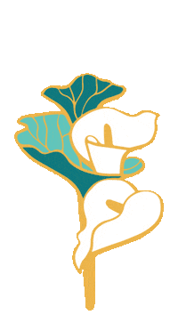 Art Nouveau Flower Sticker by Erstwilder
