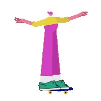 tinyswamp skate skateboard tinyswamp Sticker