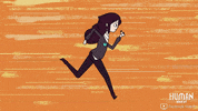 Human Kind Of Run GIF by Cartuna