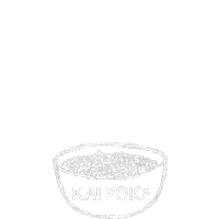 KaiPoke food healthy kai bowl Sticker