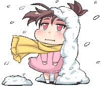 Lonely Snow Sticker by Jin