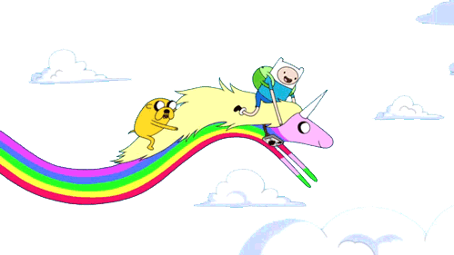 Happy Adventure Time Sticker