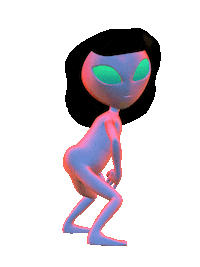 Area 51 3D Sticker by #sazanimation
