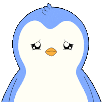 Scared Free Speech Sticker by Pudgy Penguins