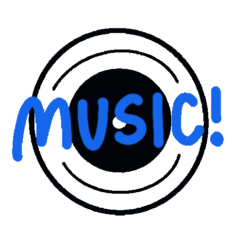 aiko_illustration music record now playing 音楽 Sticker