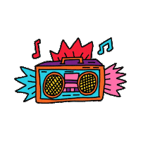 boombox dealerpalooza Sticker by Jamie Tam