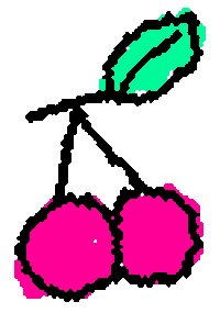 Fruit Cherry Sticker