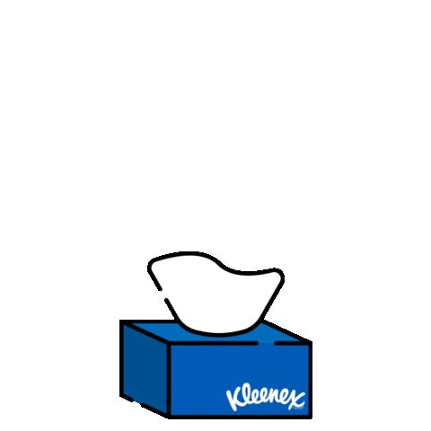 Kleenex sick breathe soft sneeze Sticker