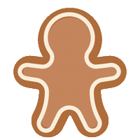 Gingerbread Man Sticker