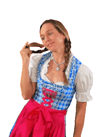Stuttgart Dirndl Sticker by Ilka Groenewold