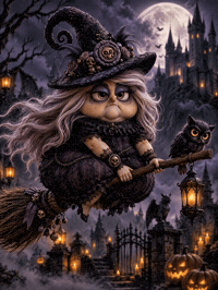 Halloween Witch GIF