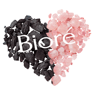 BioreUS charcoal rose quartz biore biore skincare Sticker