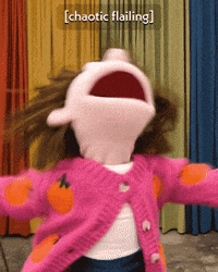 Excited Puppet GIF by Linnea Bullion