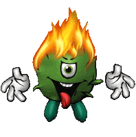 CouleursDeBieres hot beer on fire hops Sticker