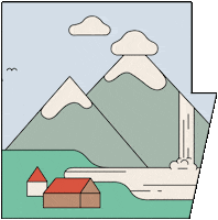 Snow House GIF by YK Animation Studio