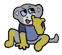 vemrill monkey max picking nose vemrill Sticker