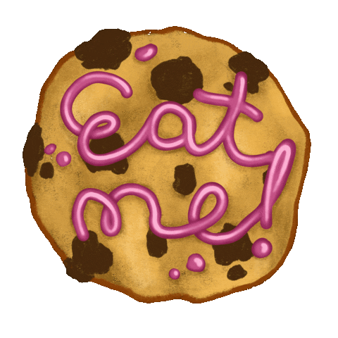 Hungry Eat Me Sticker by Elsa Isabella