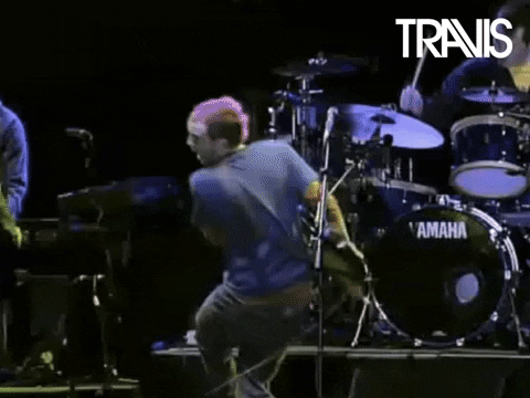 Fran Healy Reaction GIF by Travis