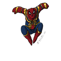 Marvel Spiderman Sticker by Txikito
