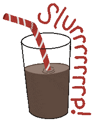 Chocolate Milk Slurp Sticker