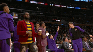 happy los angeles GIF by NBA