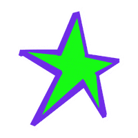 Star Sticker by Mighty Hoopla