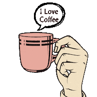 Coffee Cups Sticker by buddhabeanscoffee