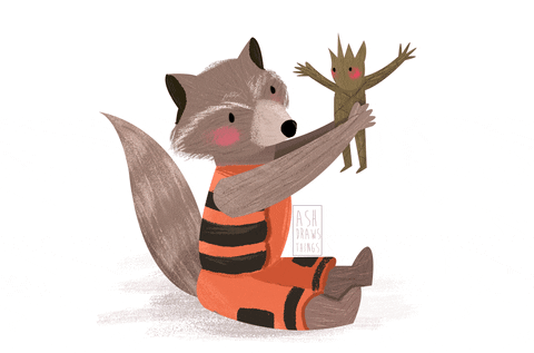 Guardians Of The Galaxy Fanart GIF by Aishwarya Sadasivan